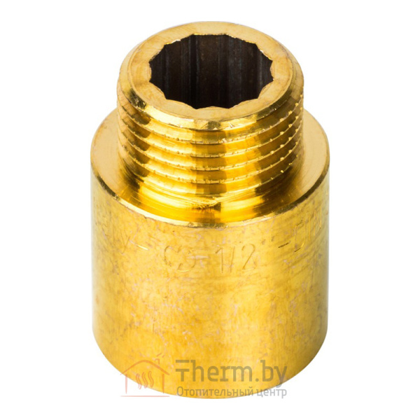 Детальное изображение Удлинитель латунный 1/2" 25 мм General Fittings арт. 2600D8R042500A в интернет-магазине THERM.BY