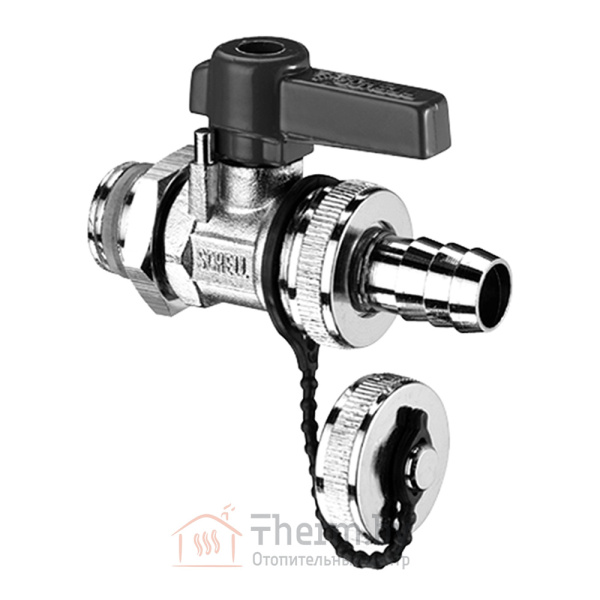 Детальное изображение Кран шаровой сливной со штуцером Schell арт. 13 994 00 99 в интернет-магазине THERM.BY