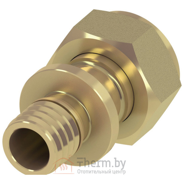 Детальное изображение Соединение прямое с накидной гайкой и торцевым уплотнителем латунь 20 x 3/4", Tece арт. 767572 в интернет-магазине THERM.BY