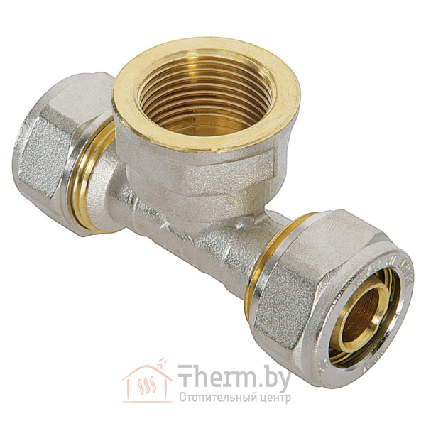 Детальное изображение Тройник латунный 20 х 2.0 х 3/4" внутренняя резьба APE в интернет-магазине THERM.BY