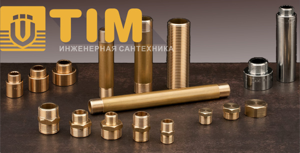Детальное изображение Ниппель переходной резьбовой TIM 3/4*2" нр-нр арт. SM073 в интернет-магазине THERM.BY