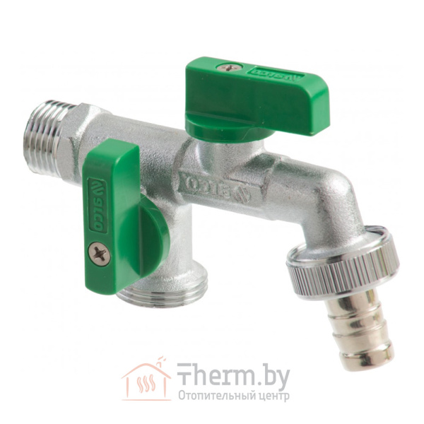 Детальное изображение Поливочный шаровой кран НР 1/2" вход х 3/4" х 3/4" 15 мм NANO DOBLE MAC arco арт. 00472 в интернет-магазине THERM.BY