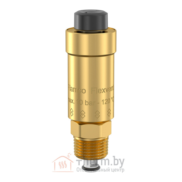 Детальное изображение Автоматический воздухоотводчик Flexvent 1/2" с отсеч.клапоном Flamco арт. 89000 в интернет-магазине THERM.BY
