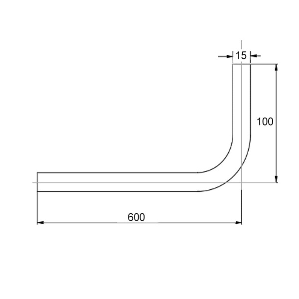 Детальное изображение Отвод 90° безраструбный 15 х 100 х 600 мм Valtec нержавеющая сталь арт. VTi.960.I.151060 в интернет-магазине THERM.BY