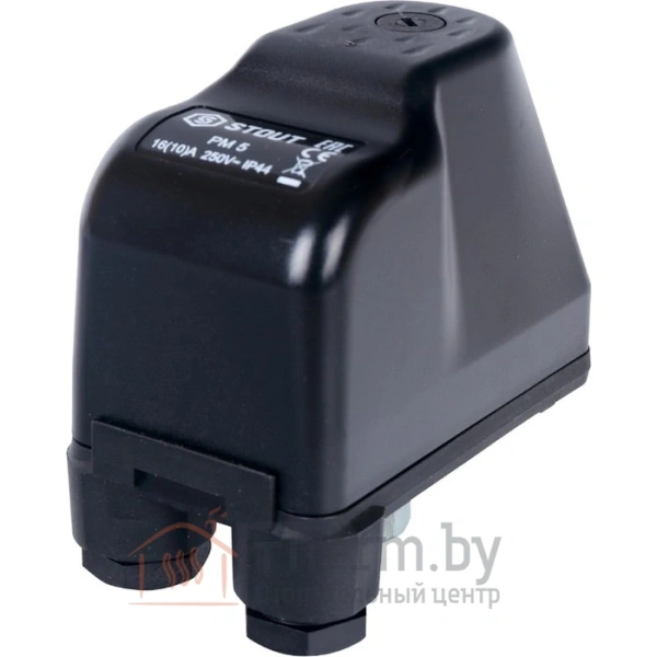 Детальное изображение Реле давления для водоснабжения PM5G, 1-5 бар, 1/4", с накидной гайкой STOUT  ( SCS-0001-000005) в интернет-магазине THERM.BY