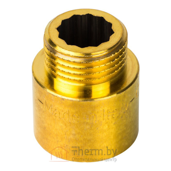 Детальное изображение Удлинитель латунный 1/2" 20 мм General Fittings арт. 2600D8R042000A в интернет-магазине THERM.BY