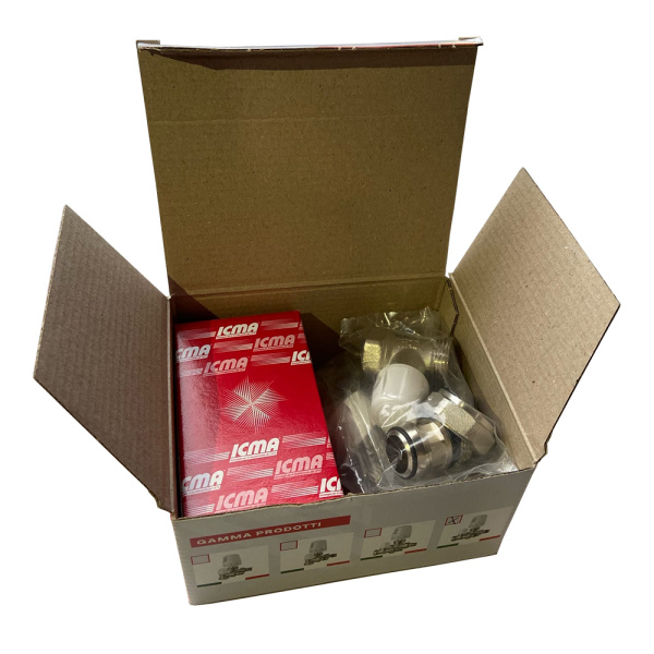 Детальное изображение Комплект термостатический 1/2" прямой, арт. 82KITPAD061101 ICMA в интернет-магазине THERM.BY