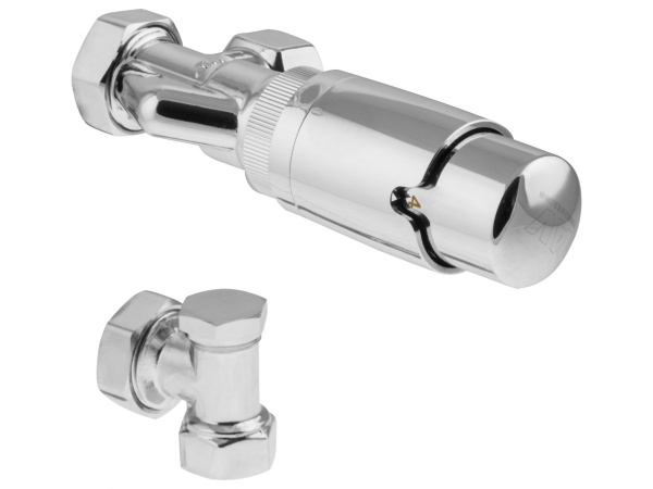 Детальное изображение Комплект кранов для радиаторов 1/2" осевой Хром AV Engineering (AVE32012C) в интернет-магазине THERM.BY