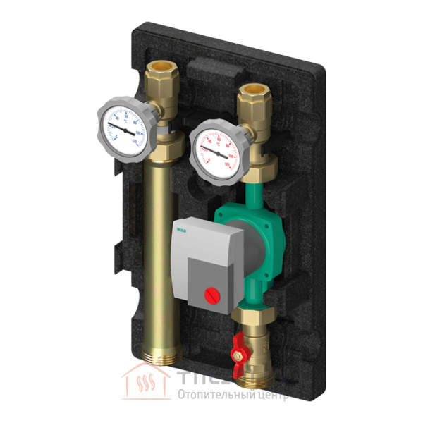 Детальное изображение Насосная группа Meibes MeiFlow S UC, UK 1" с насосом Grundfos Alpha 2L 25-60 арт. M66811 GFP в интернет-магазине THERM.BY
