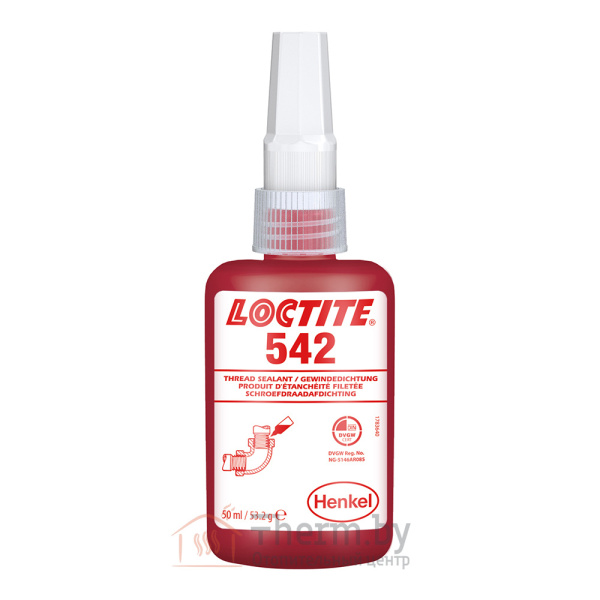 Детальное изображение Loctite 542, 50 мл. Резьбовой герметик фиксатор средней прочности в интернет-магазине THERM.BY