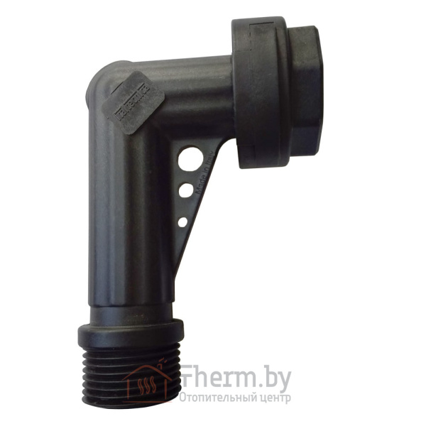 Детальное изображение Угол пластиковый 1" HP/BP с вращающейся гайкой для подключения BRIO арт. CURVAMG в интернет-магазине THERM.BY