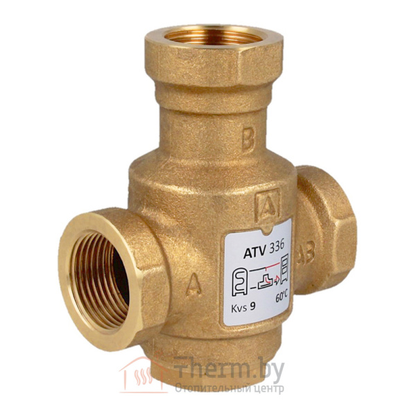 Детальное изображение Термический 3-ходовой клапан 1"ВР (60°С) ATV 336 Afriso арт. 16 336 00 в интернет-магазине THERM.BY