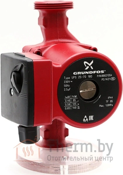 Детальное изображение Насос циркуляционный Grundfos UPS 25-40 (130) в интернет-магазине THERM.BY