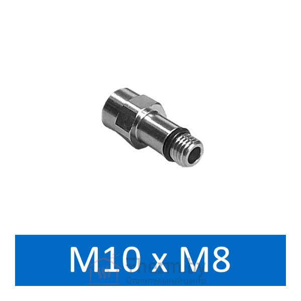 Детальное изображение Адаптер переходной M10 х M8 для шланга к смесителю Tucai арт. 206390 в интернет-магазине THERM.BY