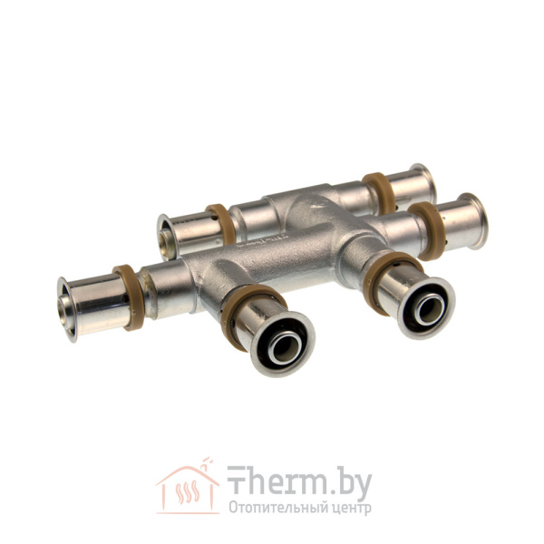 Детальное изображение Пресс тройник обводной латунный 16 х 2.0 KAN-Therm арт. 1009257043 в интернет-магазине THERM.BY