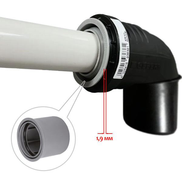 Детальное изображение Переход Airfit суперкомпакт DN 50x40 мм арт. 85040SK в интернет-магазине THERM.BY