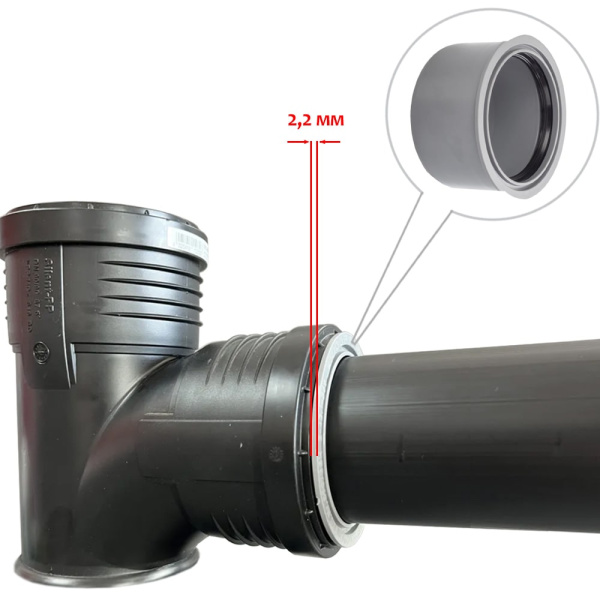 Детальное изображение Переход Airfit суперкомпакт DN 90x75 мм арт. 89075SK в интернет-магазине THERM.BY