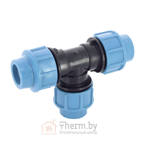 Детальное изображение Тройник компрессионный 25 х 25 х 25 Unidelta в интернет-магазине THERM.BY