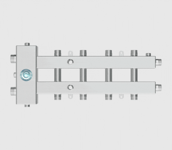 Детальное изображение Гидравлический разделитель совмещенный с коллектором Север М5 (Aisi) в интернет-магазине THERM.BY