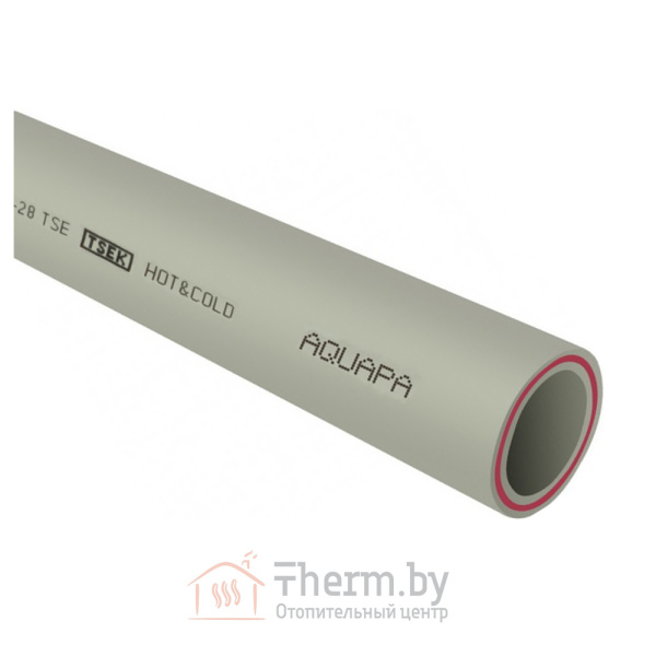 Детальное изображение Труба PP-R-GF (ПП) 50 х 6.9 мм (полипропиленовая) со стекловолокном Aquapipe в интернет-магазине THERM.BY