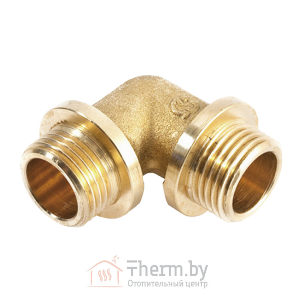 Детальное изображение Угольник латунный с ограничителем НР 3/4" General Fittings арт. 2700F9H050500A в интернет-магазине THERM.BY
