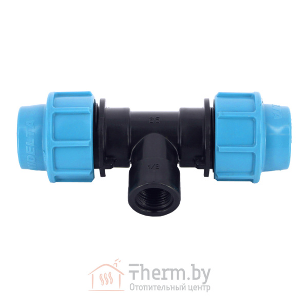 Детальное изображение Тройник компрессионный 25 х 1/2"ВР х 25 Unidelta в интернет-магазине THERM.BY
