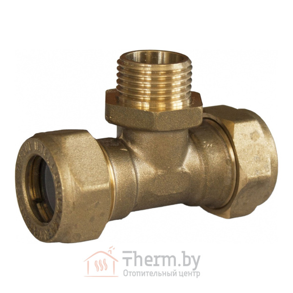 Детальное изображение Тройник латунный Neptun IWS (M) 15 х 1/2" х 15 EF наружная резьба в интернет-магазине THERM.BY