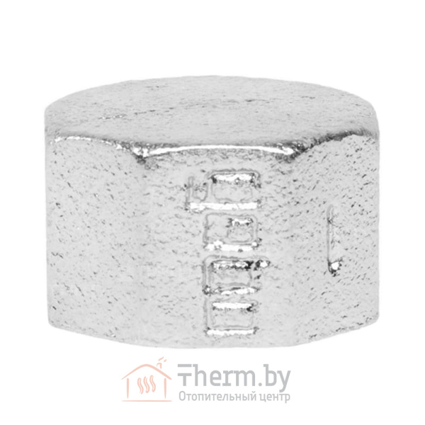 Детальное изображение Заглушка оцинкованная чугунная 1/2" ВР Platinum Gebo арт. 300-4V в интернет-магазине THERM.BY