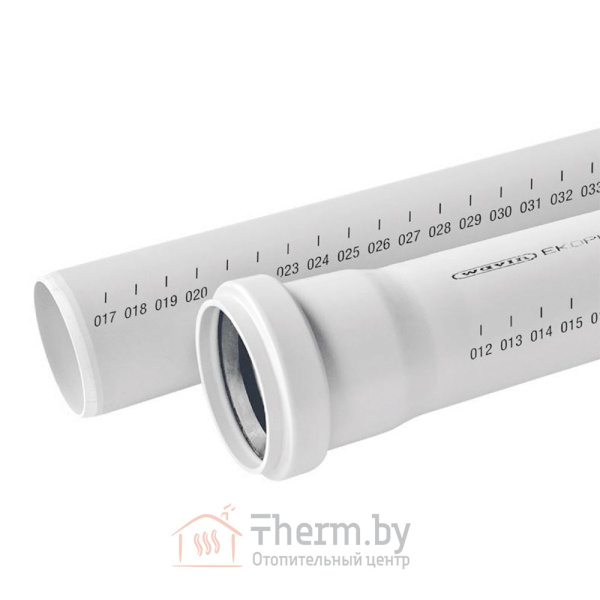 Детальное изображение Труба ПП для внутренней канализации Wavin 32 х 1.8 х 500 мм арт. 216001004 в интернет-магазине THERM.BY