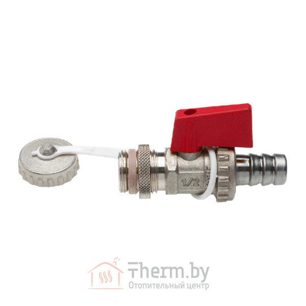 Детальное изображение Кран для слива 1/2 ВР-НР, никелированная латунь арт. 42 407 в интернет-магазине THERM.BY