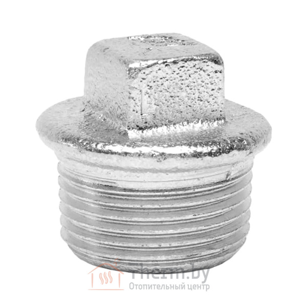 Детальное изображение Заглушка оцинкованная чугунная 1 1/4" НР Platinum Gebo арт. 290-7V в интернет-магазине THERM.BY