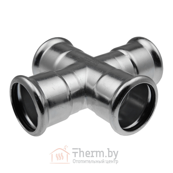 Детальное изображение Пресс крестовина 35 х 28 х 35 x 28 мм KAN-therm Steel оцинкованная сталь арт. 1509057024 в интернет-магазине THERM.BY