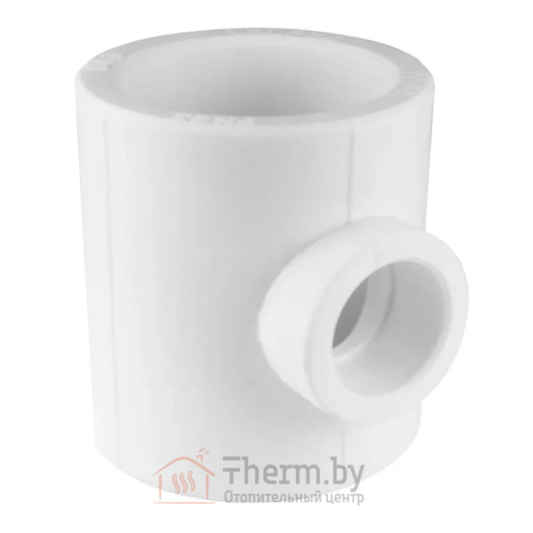 Детальное изображение Тройник переходной ПП (полипропиленовый) 50 х 32 х 50 мм белый VALFEX в интернет-магазине THERM.BY