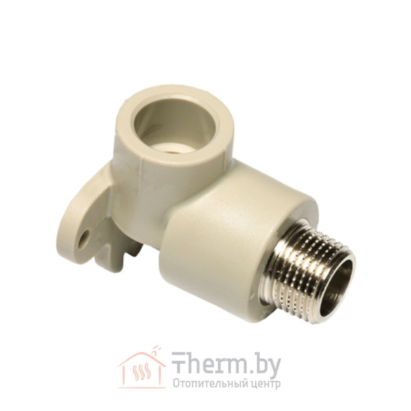 Детальное изображение Угол ПП с креплением 20 х 1/2"НР Wavin Ekoplastik Чехия в интернет-магазине THERM.BY