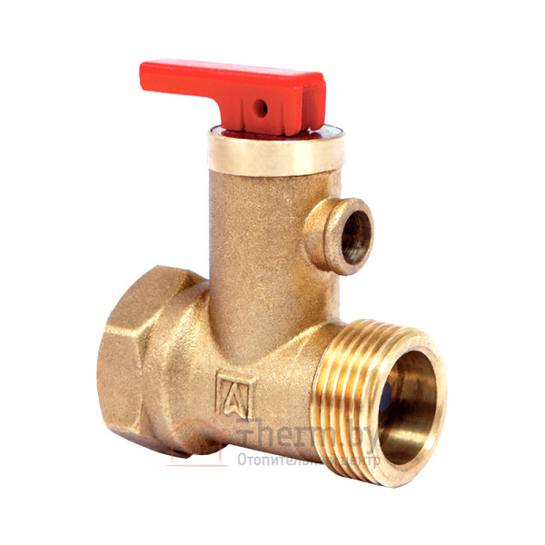 Детальное изображение Предохранительный клапан для бойлера 1/2"ВР/НР с обратным клапаном Afriso арт. 42 212 в интернет-магазине THERM.BY