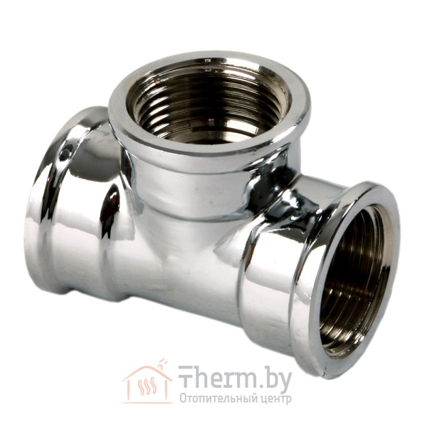 Детальное изображение Тройник латунный хромированный ВР 1/2" General Fittings арт. 270014B040404A в интернет-магазине THERM.BY