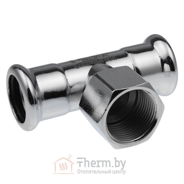 Детальное изображение Пресс тройник 35 х 1/2" х 35 мм внутренняя резьба KAN-therm Inoх нержавеющая сталь арт. 1609257040 в интернет-магазине THERM.BY