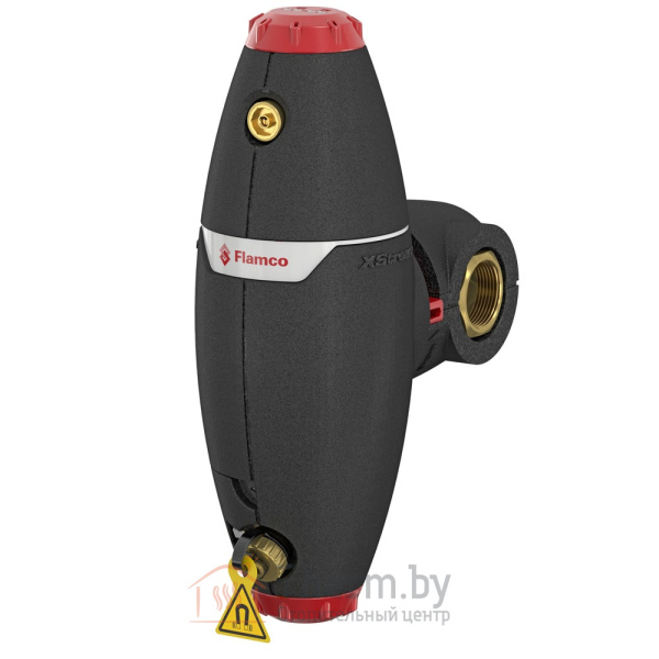 Детальное изображение Сепаратор воздуха и шлама Flamco XStream Vent-Clean DN25, 1" F арт. 11062 в интернет-магазине THERM.BY