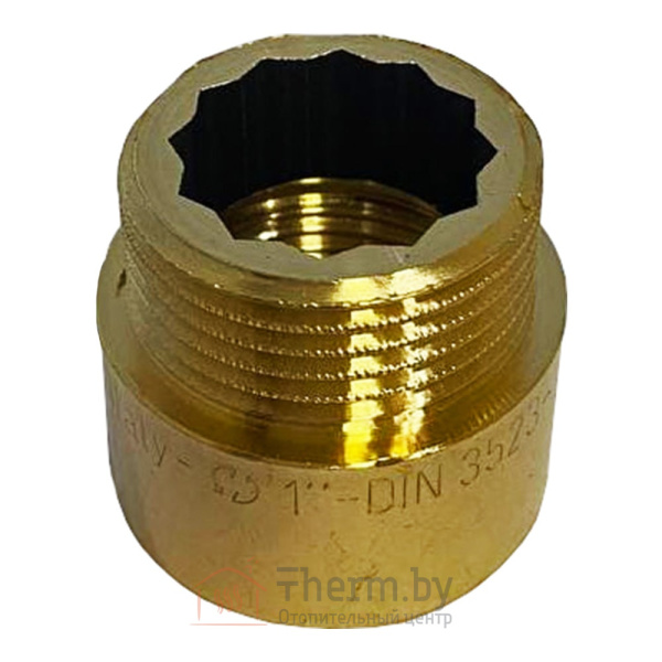 Детальное изображение Удлинитель латунный 1" 20 мм General Fittings арт. 2600D8R102000A в интернет-магазине THERM.BY