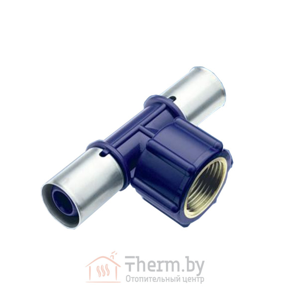 Детальное изображение Пресс тройник 20 х 2.25 х 1/2" х 20 х 2.25 внутреняя резьба Wavin арт. 275011030 в интернет-магазине THERM.BY