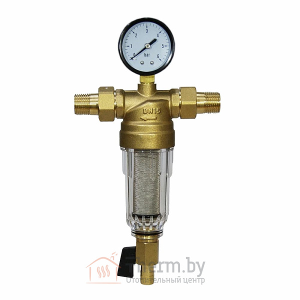 Детальное изображение Фильтр тонкой очистки с манометром 1/2" HР для холодной воды Millennium арт. Mill.FTSC.12.C в интернет-магазине THERM.BY