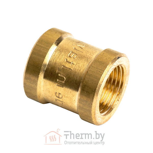 Детальное изображение Муфта латунная 1/4" General Fittings арт. 260046H020200A в интернет-магазине THERM.BY