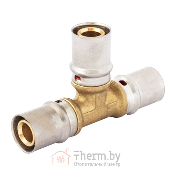 Детальное изображение Пресс тройник латунный 26 х 3.0 / 20 х 2.0 / 16 х 2.0 APE в интернет-магазине THERM.BY