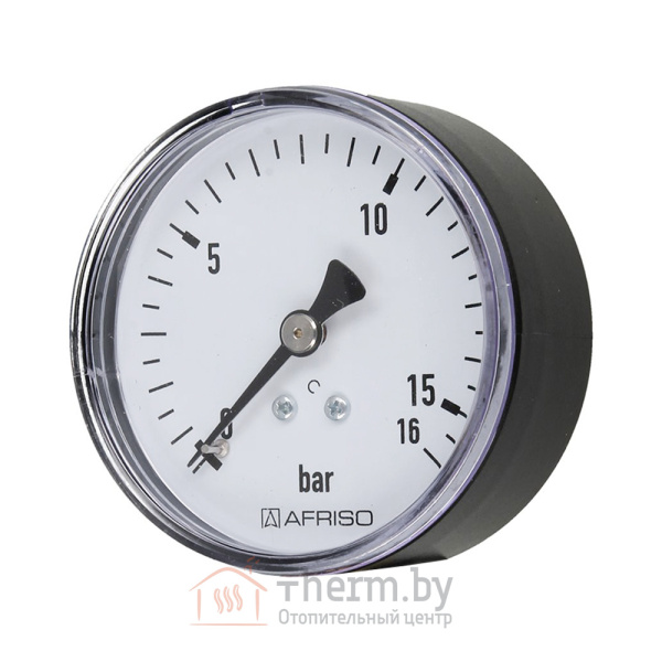 Детальное изображение Манометр осевой RF 16 bar 63 мм 1/4"НР Afriso арт. 63 540 в интернет-магазине THERM.BY