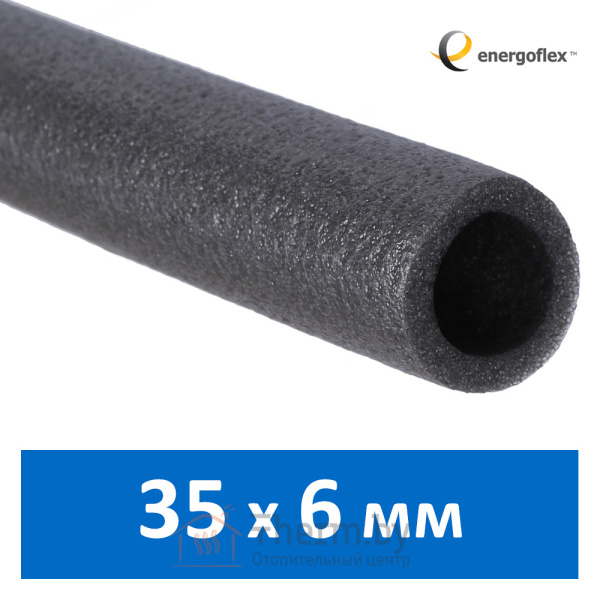 Детальное изображение Утеплитель для труб 35 х 6 мм Energoflex Super арт. EFXT035062SU в интернет-магазине THERM.BY