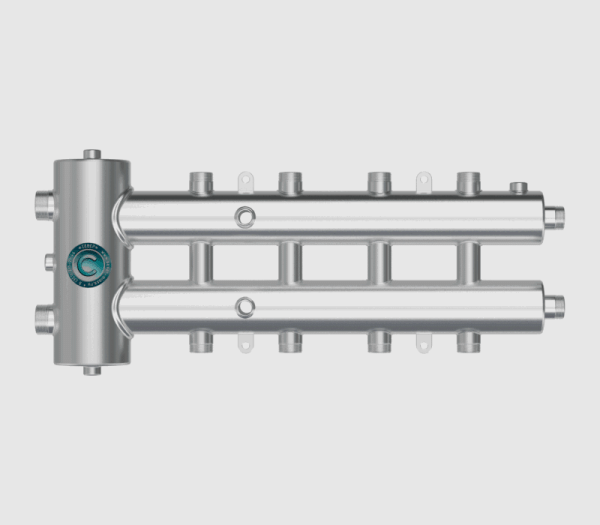 Детальное изображение Гидравлический разделитель совмещенный с коллектором Север R-М5 (Aisi) в интернет-магазине THERM.BY