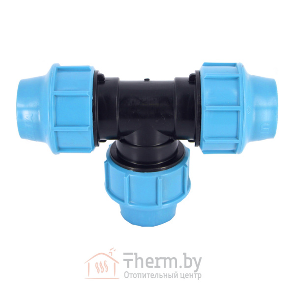 Детальное изображение Тройник компрессионный 50 х 50 х 50 Unidelta в интернет-магазине THERM.BY