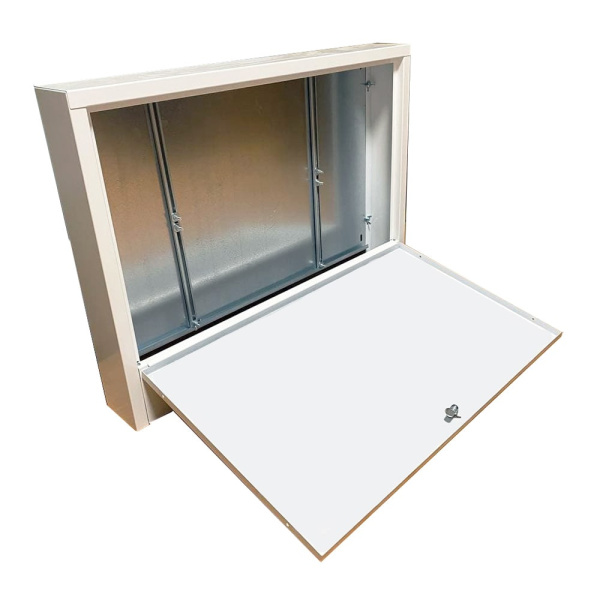 Детальное изображение Шкаф коллекторный наружный 585мм х 350мм х 110мм арт. SN350"0" в интернет-магазине THERM.BY