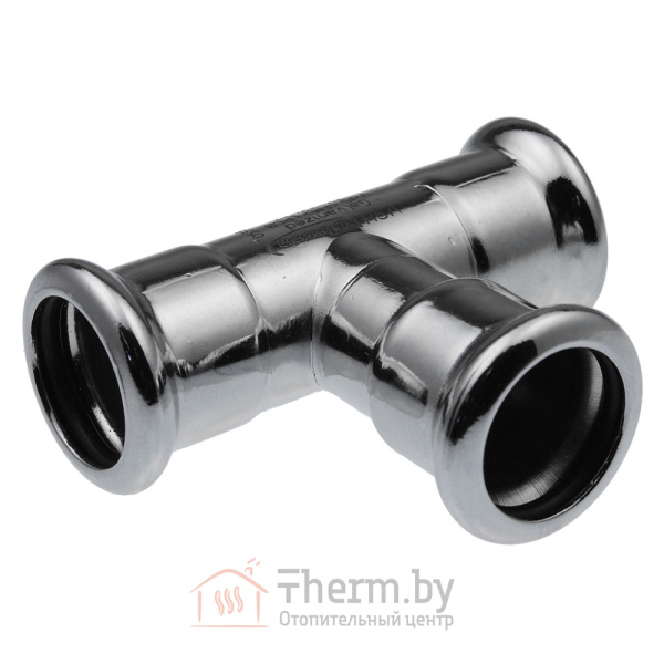 Детальное изображение Пресс тройник 22 х 22 х 22 мм KAN-therm Steel оцинкованная сталь арт. 1509257012 в интернет-магазине THERM.BY