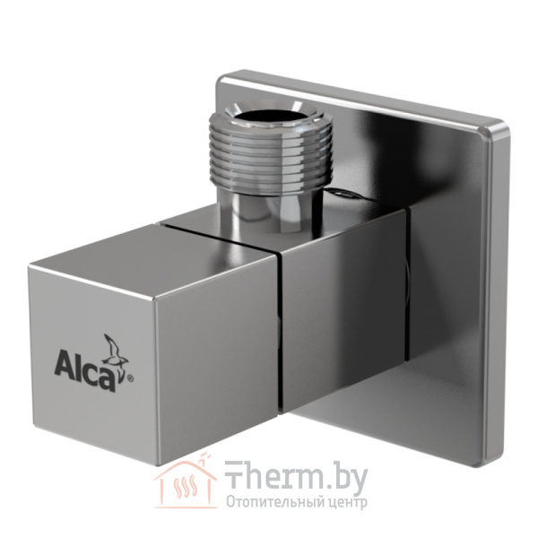 Детальное изображение Вентиль угловой 1/2" х 3/8" Alcaplast ARV002 квадратный, хром в интернет-магазине THERM.BY